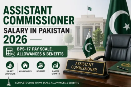 Assistant Commissioner salary in Pakistan 2026 BPS-17 pay scale