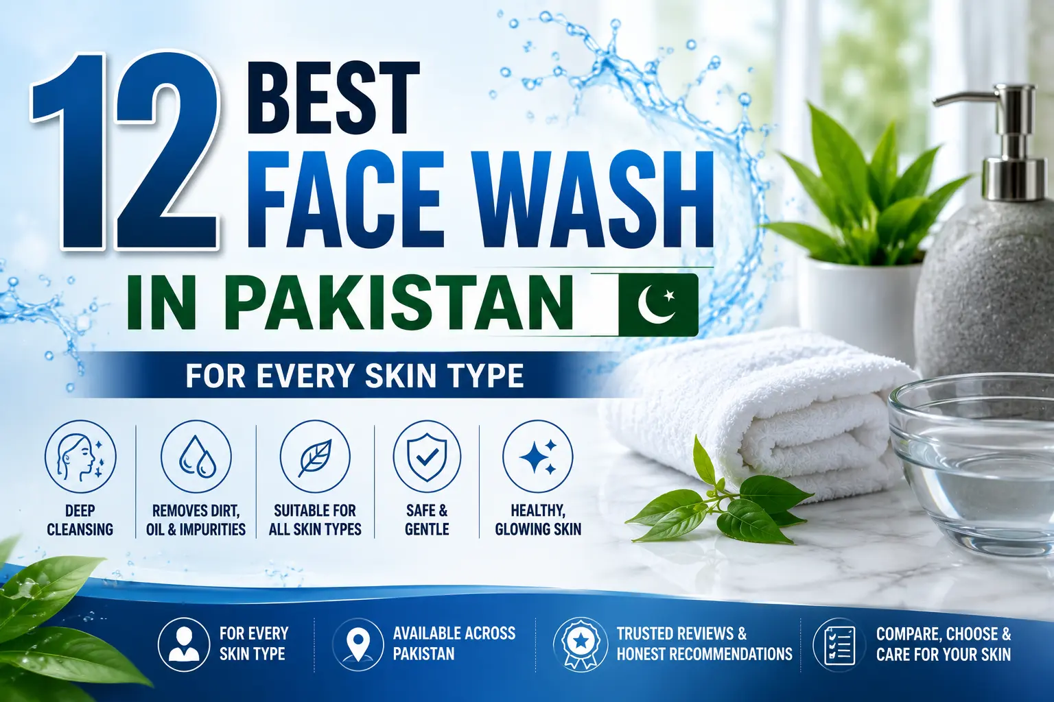 Best face washes in Pakistan for oily, dry, and sensitive skin