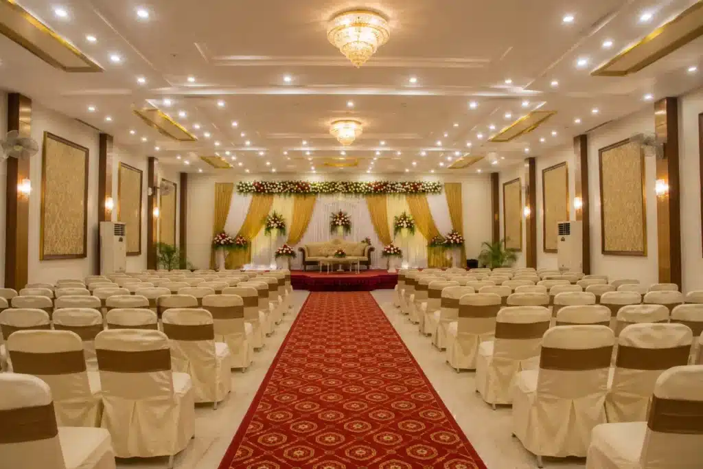 Budget-friendly wedding marquee
